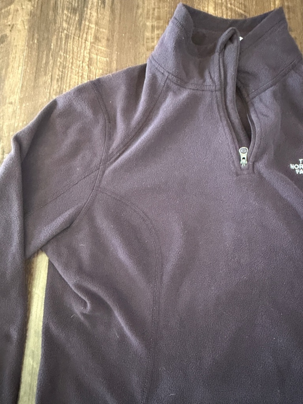 The North Face Women's Half-Zip Fleece Pullover Dark Purple Size Medium - Picture 4 of 10